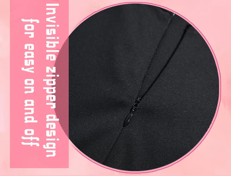 Sexy Nun Halloween Costume Set for Women – Black Dress, Belt, Stockings, Headscarf & Accessories