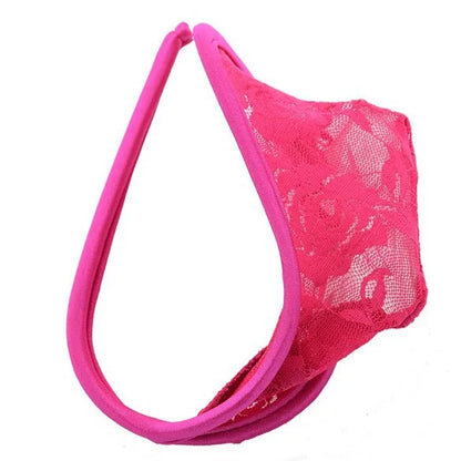 Lace C-String Thong – Invisible T-Back Seamless Underwear for Nightwear & Roleplay