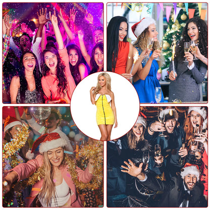 Sexy Banana Costume Dress for Women – Funny Fruit Halloween Outfit for Dance, Festivals & Parties